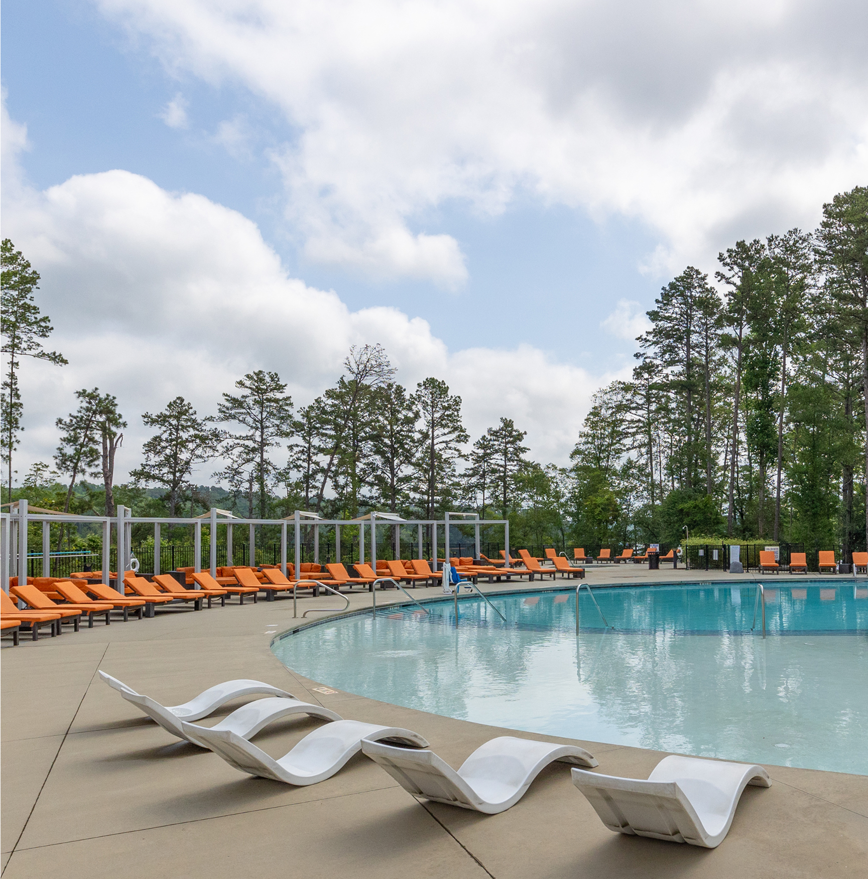 resort style pool